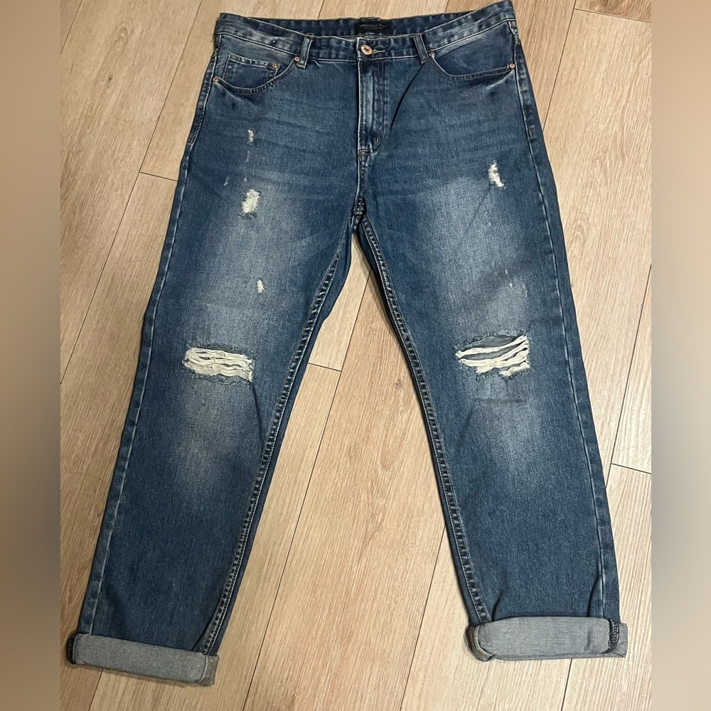 American Bazi Boyfriend Jeans, Size 11 - EUC